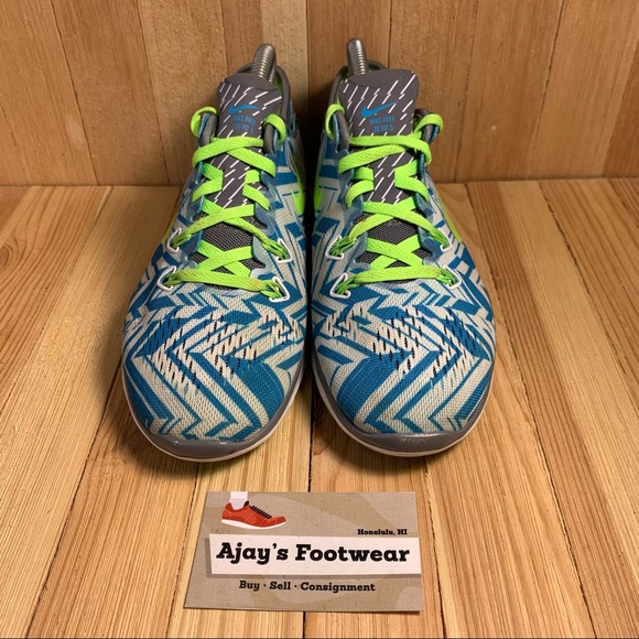 Nike Women’s Free 5.0 TR Fit 5 704695-003 Blue Gym Running Shoes Size: 6.5 - Picture 2 of 11